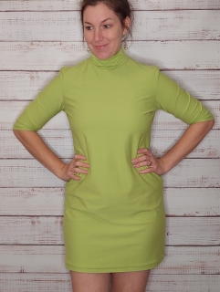 Šaty s rolákem zelené Lillybe